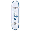 April Skateboards OG Logo Mini Complete Blue 7" by April