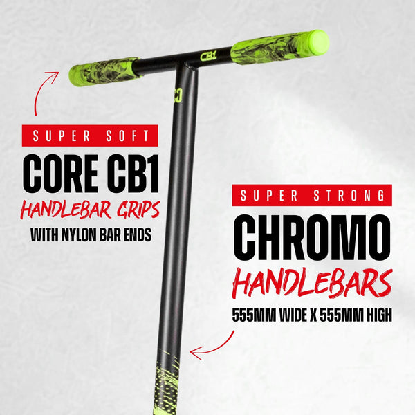 CORE CB1 Complete Scooter - Black/Green