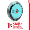 CORE CB1 Plastic Hollow Core Scooter Wheel 110mm - Black/Teal
