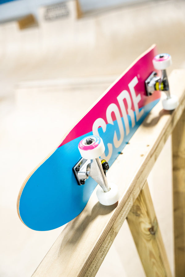 CORE Complete Skateboard C2 Split - Pink/Blue 7.75