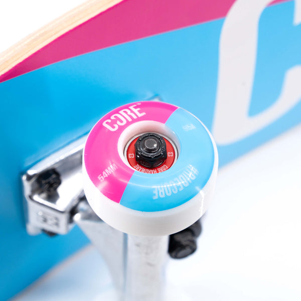 CORE Complete Skateboard C2 Split - Pink/Blue 7.75