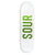 Sour Solution Army White/Wood Skateboard Deck 8.125 inch