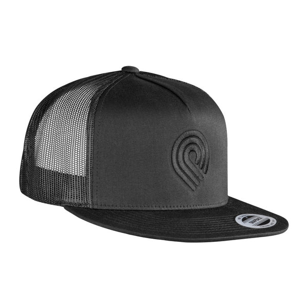 Powell-Peralta Triple P Logo Trucker Cap - Black by Powell Peralta