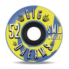 sml. Wheels Succulent Cruisers Blue/ Yellow Swirl 52mm 92a