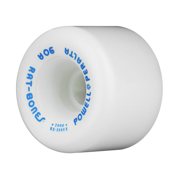 Powell Peralta Rat Bones Skateboard Wheels 60mm x 44mm 90a - White by Powell Peralta