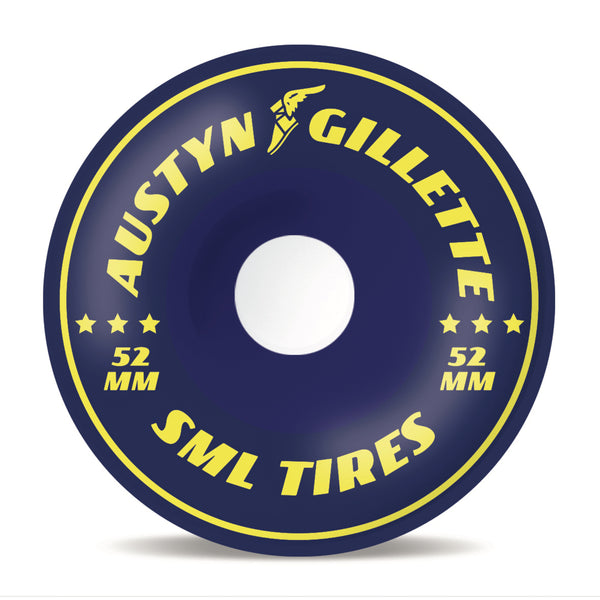 sml. Wheels Street Tires Austyn Gillette *NATURAL URETHANE 52mm OG Formular V-Cut XL