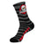Powell Peralta Ripper Cotton Socks Stripes Charcoal/Black