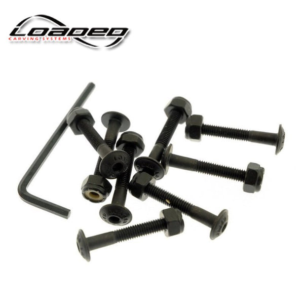 Loaded Flange Head Longboard Truck Bolts 1"