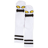 Toy Machine Monster Face Sock White by Toy Machine