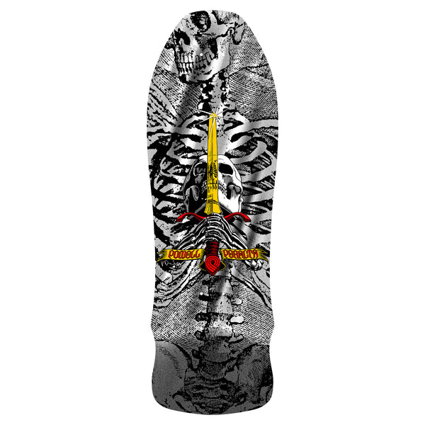 Powell-Peralta GeeGah - Skull & Sword - '10' - 9.75" - Silver Foil by Powell Peralta