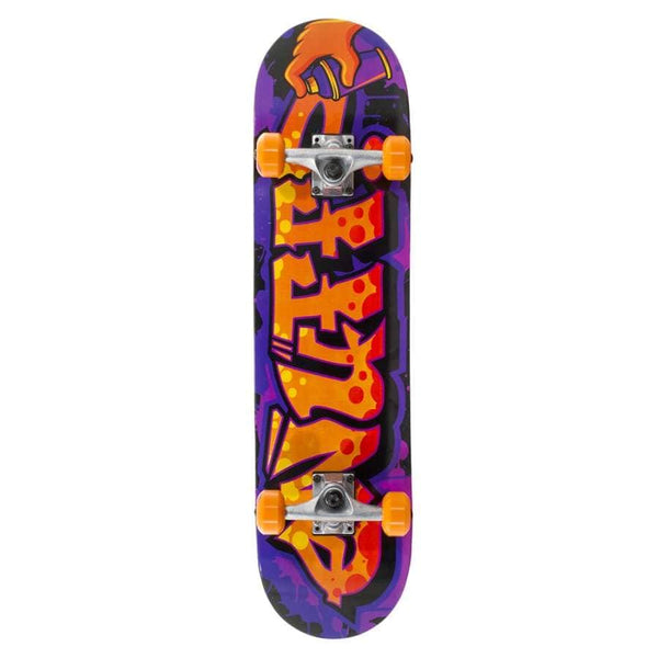 Enuff Graffiti II Orange / Purple Mini Complete Skateboard - 7.75" x 31.5