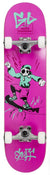 Enuff Skully Pink Mini Complete Skateboard - 7.25" x 29.5"