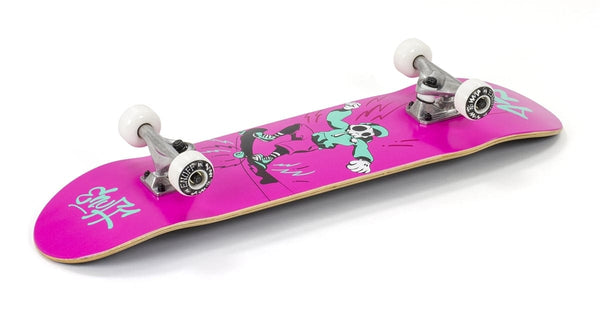 Enuff Skully Pink Complete Skateboard - 7.75" x 31.5"
