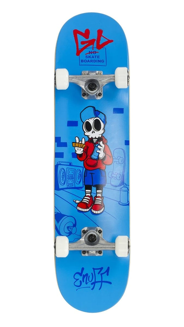 Enuff Skully Blue Complete Skateboard - 7.75" x 31.5"