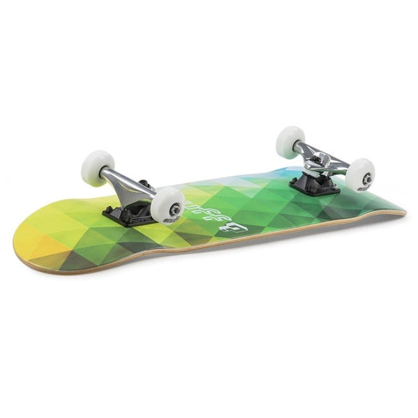 Enuff Geometric Green Complete Skateboard - 8" x 32"