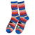 Toy Machine Sect Eye Rainbow Sock Blue by Toy Machine