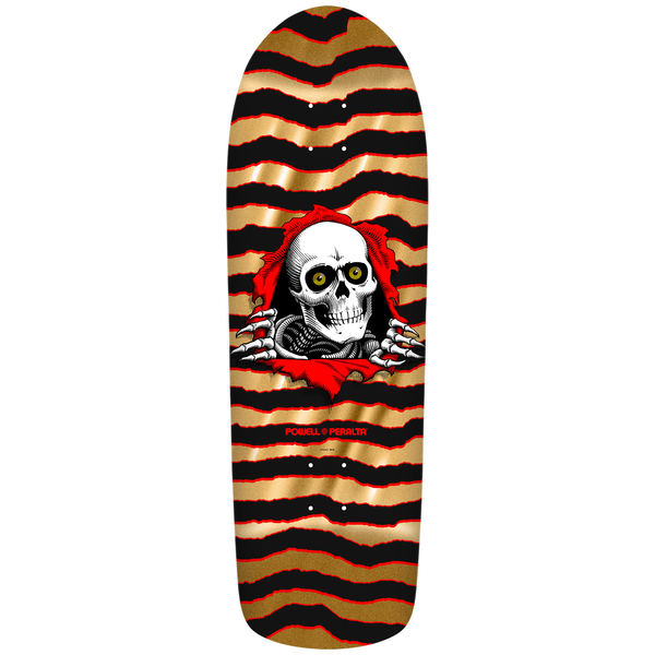 Powell Peralta Old School Ripper Deck Gold Foil - 9.89" x 31.32" by Powell Peralta
