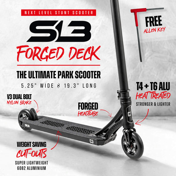 CORE SL3 Complete Stunt Scooter - Black