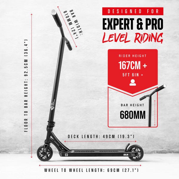CORE SL3 Complete Stunt Scooter - Black