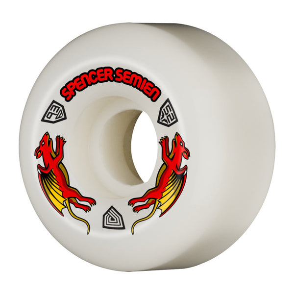 Powell-Peralta Dragon Formula - Spencer Semien Pro Series - Nano Rat - 52mm x 30mm - 93A - V5 - Off White by Powell Peralta