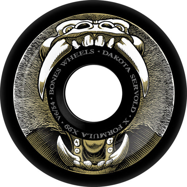 BONES Wheels Servold 'Baboonatic' 54mm V6 Widecut X-Formula 99a by Bones Wheels