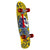 Powell MINI Skull & Sword - Yellow / Blue - 59mm x 80a Cruiser Wheels - Shape 186 - 8.0" x 30.0" by Powell