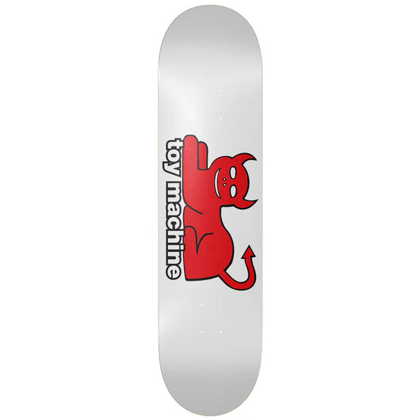 Toy Machine 'Devil Cat' White 8.25" by Toy Machine