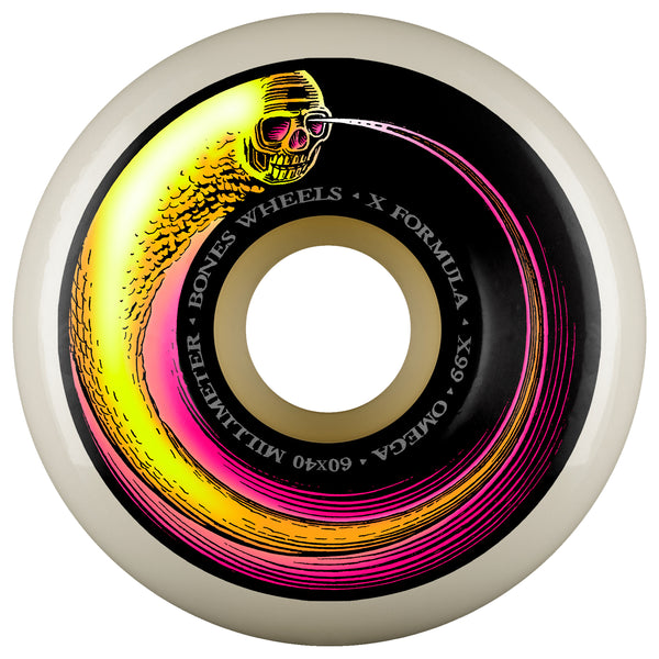 BONES WHEELS X-Formula 'Omega' 60mm x 40mm 99A by Bones Wheels