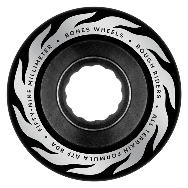 BONES Rough Riders - Eternal Flame - ATF - 59mm - 80A - Black by BONES