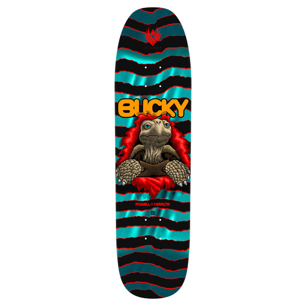 Powell Peralta FLIGHT Bucky Lasek - Tortoise '5' - 8.62" - Turquoise Foil