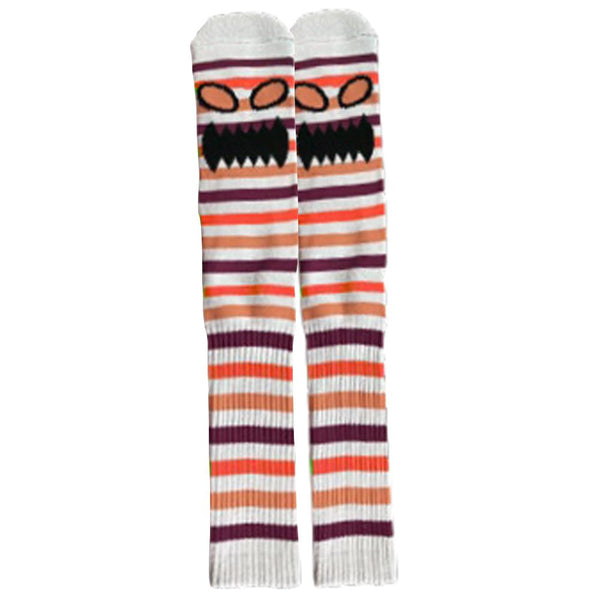 Toy Machine Monster Mini Stripes Sock Orange