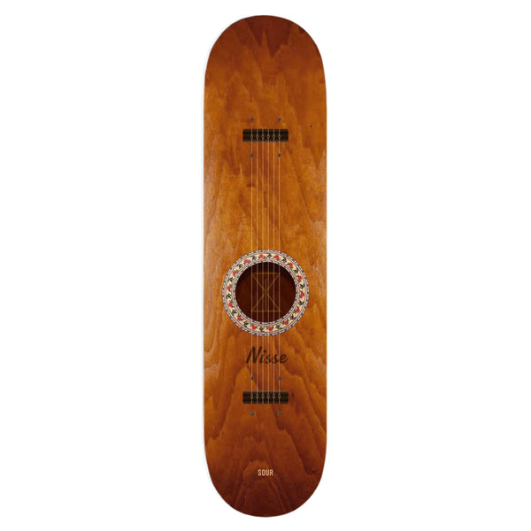 Sour Solution Nisse Ingemarsson Guitar Skateboard Deck 8.5 inch