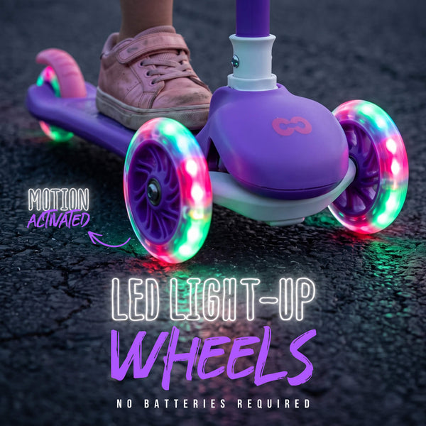 CORE Kids Foldy 3 Wheel Scooter - Purple