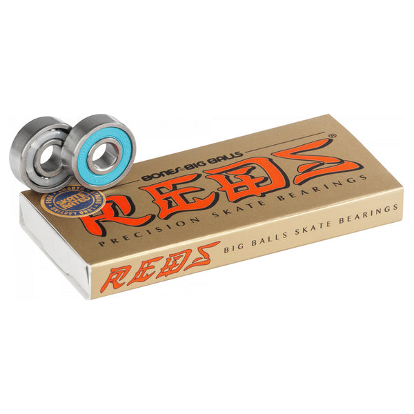 Bones Bearings 'Big Balls' REDS (8 Pack) by Bones
