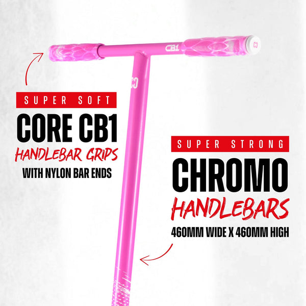 CORE CB1 Beginner Scooter - White/Pink