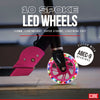 CORE Kids Foldy Junior Kick Scooter - Black/Pink (LED Wheel)