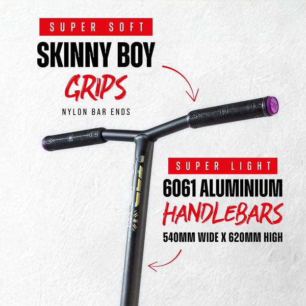 CORE CL1 Complete Stunt Scooter - Black/Neo LE