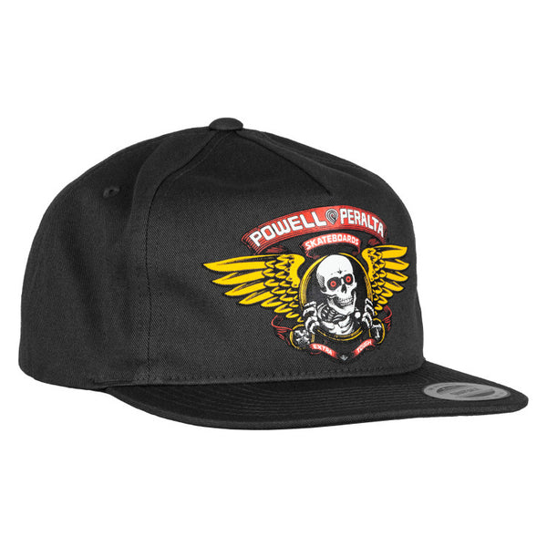Powell-Peralta Winged Ripper Snapback Black by Powell Peralta