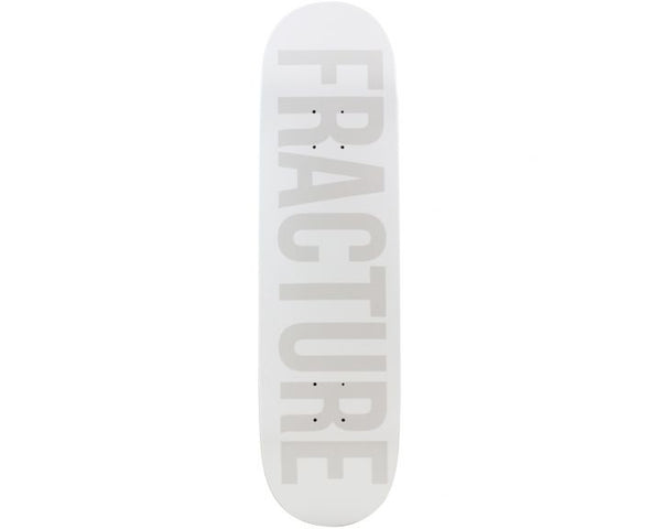 Fracture Deck Fade White 8.25 by Fracture