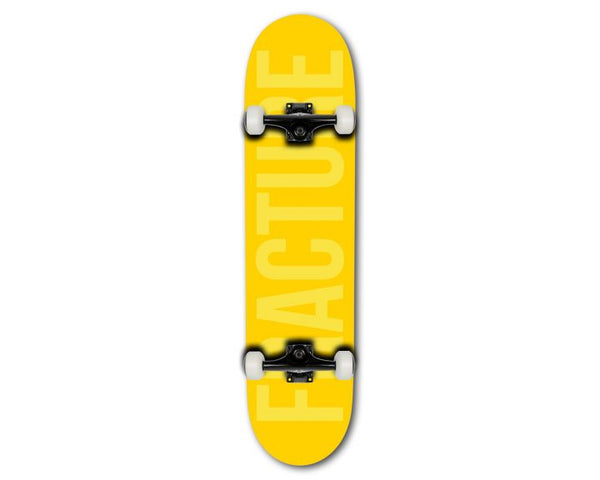 Fracture Complete Fade Yellow 7.75
