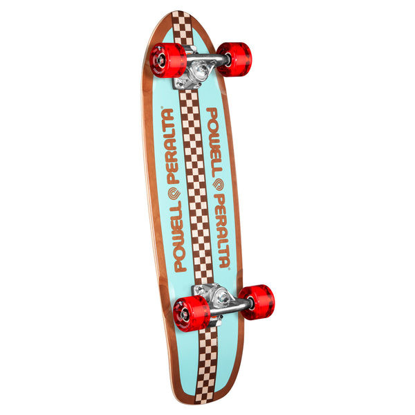 Powell 'Retro Checker' Sidewalk Surfer • Shape 295 • 8.37" x 28.20"