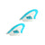 Catch Surf - Beater Pro - Safety Edge Twin Fin Kit - Grey & Cool Blue