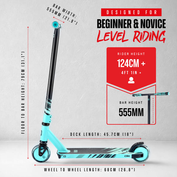 CORE CB1 Beginner Scooter - Teal/Black