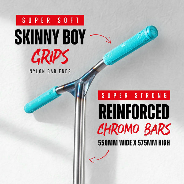 CORE CG1 Complete Stunt Scooter - Raw/Teal