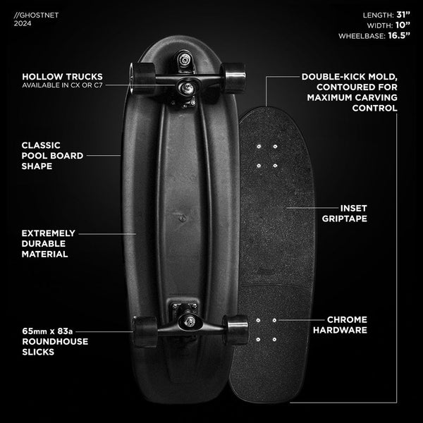 Carver Skateboards - 31" Ghostnet - C7 Complete