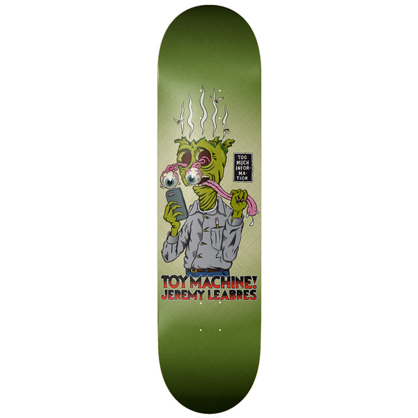 Toy Machine Jeremy Leabres Too Much Skateboard Deck 8.38 inch skateboard deck
