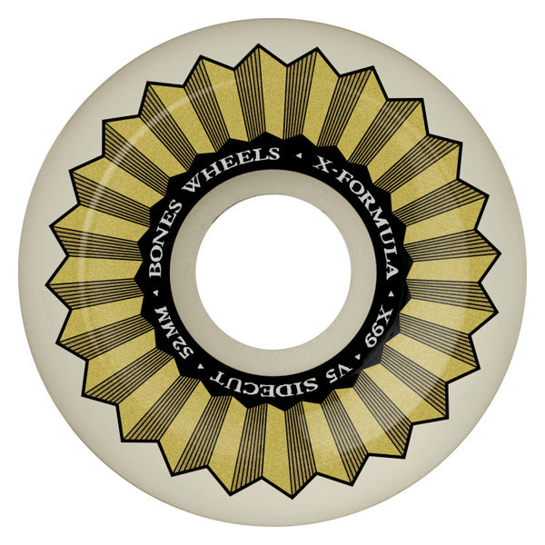 BONES X-Formula XF Sidecuts - 52mm x 30mm - 99A - V5 by BONES