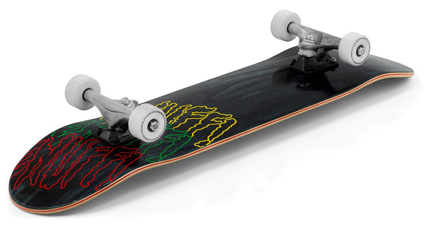 Enuff Three Tier Reloaded Black Complete Skateboard - 8.0" x 32.0"