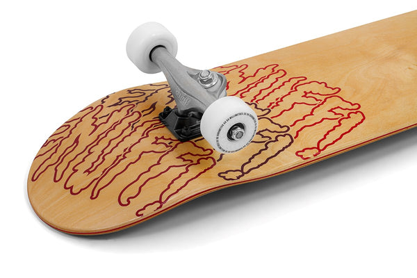 Enuff Three Tier Reloaded Natural Complete Skateboard - 8.0" x 32.0"