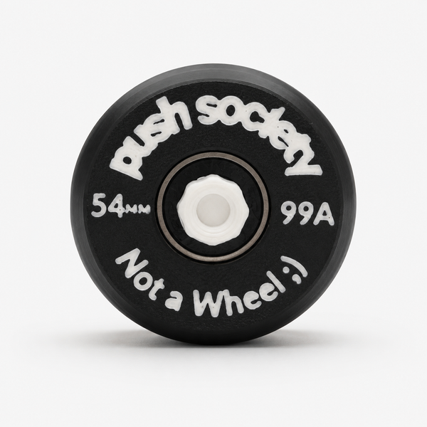 Push Society 54mm Skate Wheel Fidget Spinner – Genuine ABEC 9 Bearings